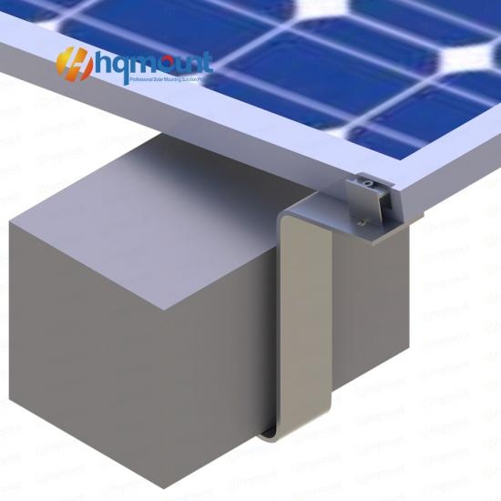 Flat Roof Ballasted Solar Mount