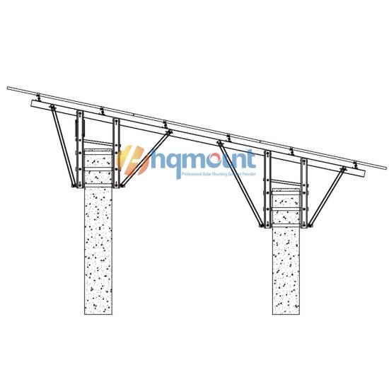 Solarmontagesystem für Fischteiche