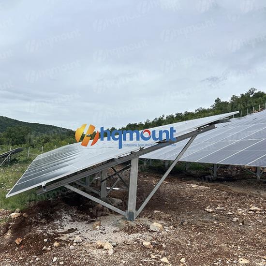 Ramm-Pfahl-Solar-Montagesystem