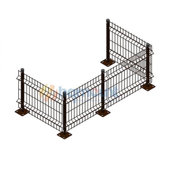Zaun für Solarstromanlagen