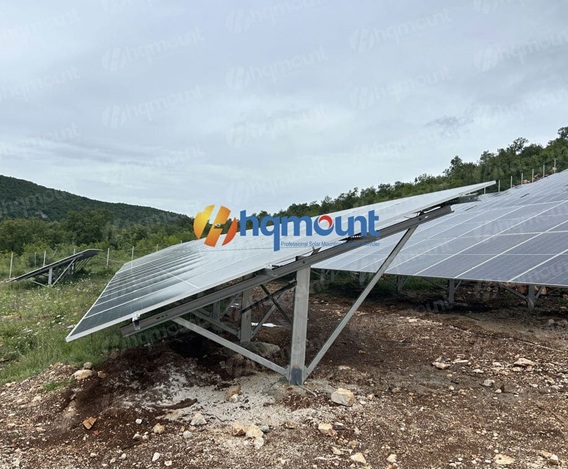 Bodenmontagesystem – Stabilität bei extremem Wind bewiesen