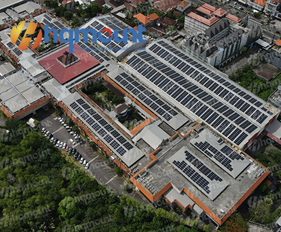 Solar Metal Deck Rooftop Project - 1,5 MW das größte auf der Insel Bali
