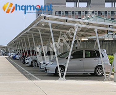  1,15 MW Aluminium Solar Carport läuft
