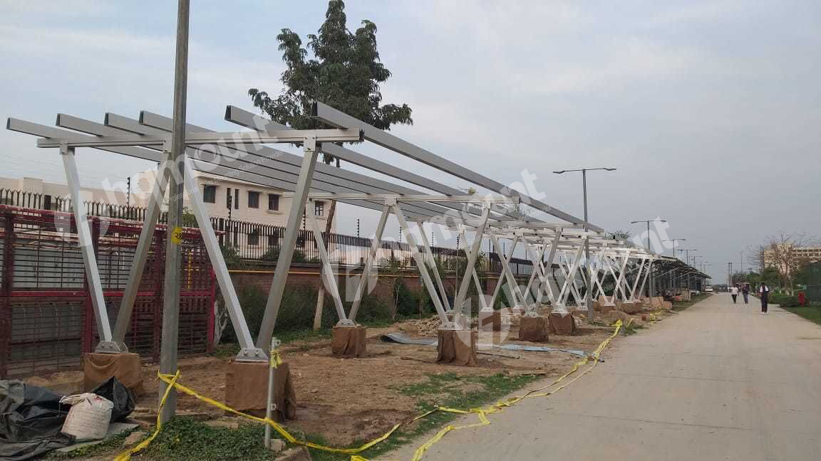 HQ montieren Solardach und Bodenmontagesystem nach Kenia