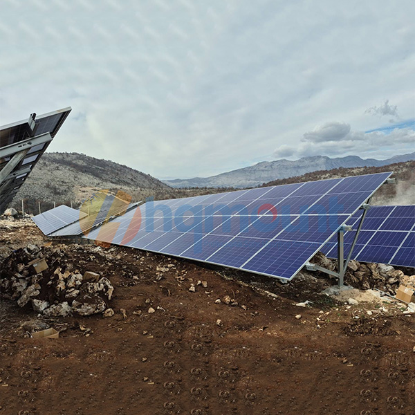 5,6 MW GT2 Einzelpfosten-Solarmontagesystem: Ideal für hohe Schneelasten und unebenes Gelände