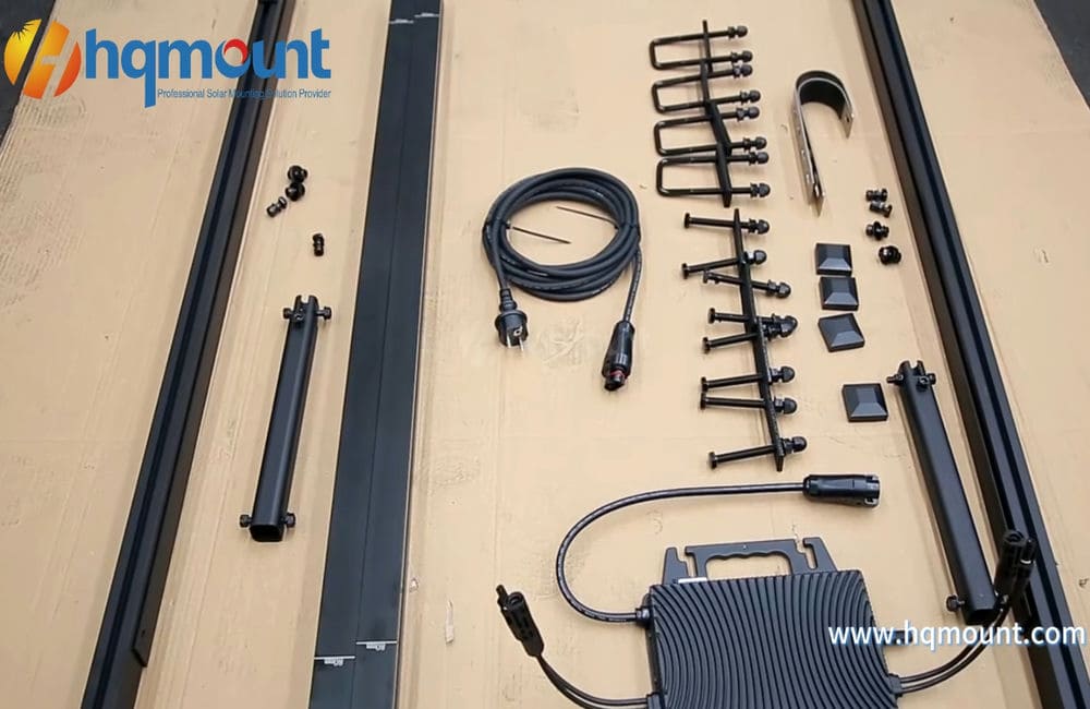 Installation einer Solarbalkonanlage