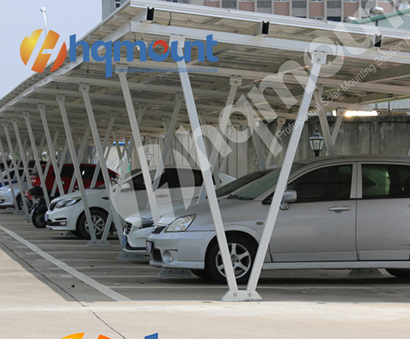  1,15 MW Aluminium Solar Carport läuft