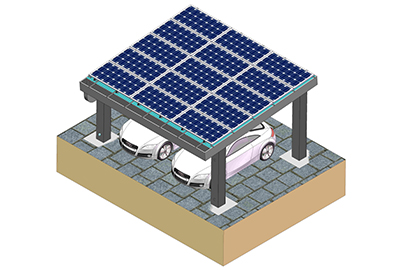 Das Design der Solar-Carport-Halterung wurde vom australischen Kunden genehmigt.