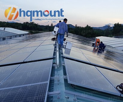 5MW Metall-Solar-Panel-Dach-Projekt