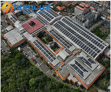 Solar Metal Deck Rooftop Project - 1,5 MW das größte auf der Insel Bali