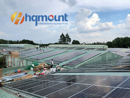 5MW Solardach-Metalldeck-Projekt