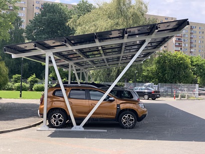 Aluminium-Solar-Carport-Projekt