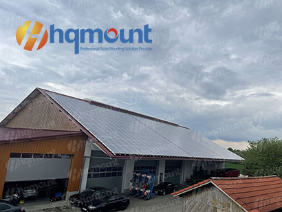 200KW Solarmontagesystem für Schrägdach

