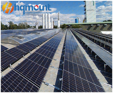 1 MW HQ Mount Solar-Betondach-Montagelösung mit Ballast